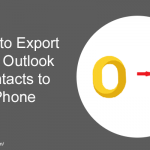 export Mac Outlook contacts to iPhone